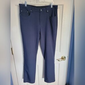 Mens Greg Norman performance 5 pocket pants with stretch
